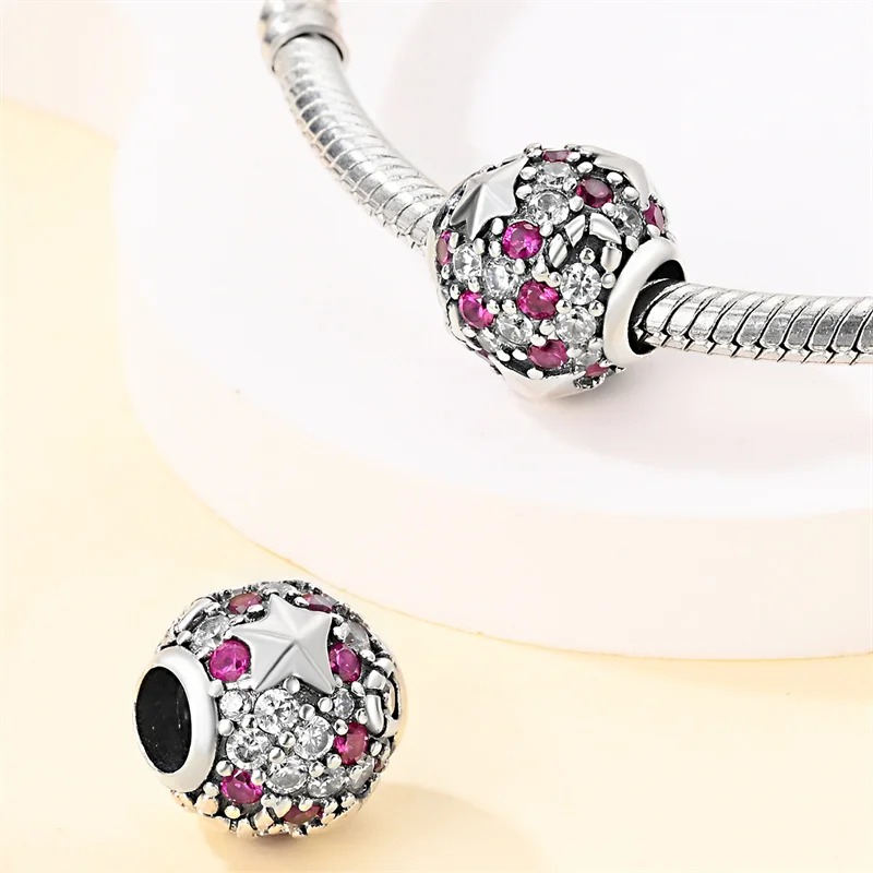 CODEDOG New in Silver Color Romantic Series-Lotus Charm Fit 3MM Snake Bone Bracelet DIY Beads Women Jewelry Birthday Gift Hot