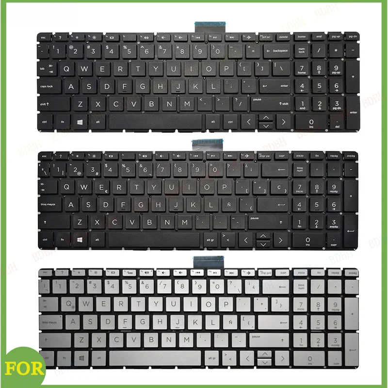 

НОВАЯ Клавиатура для ноутбуков HP Pavilion 15-DY 15T-DY 15-EF 15s-EQ 15s-FQ TPN-Q222 (латинская/испанская/американская раскладка)