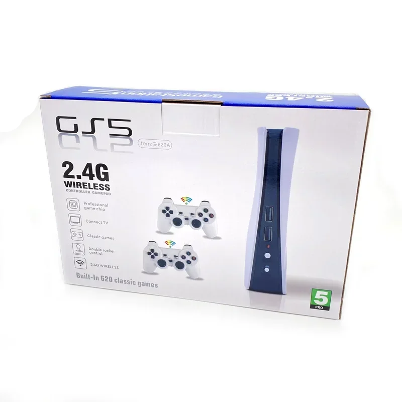 وحدة تحكم ألعاب تلفزيون G620A 8 بت وحدة تحكم ريترو لعبة فيديو مدمجة 620 محطة ألعاب كلاسيكية USB لوحة ألعاب محمولة باليد مخرج AV