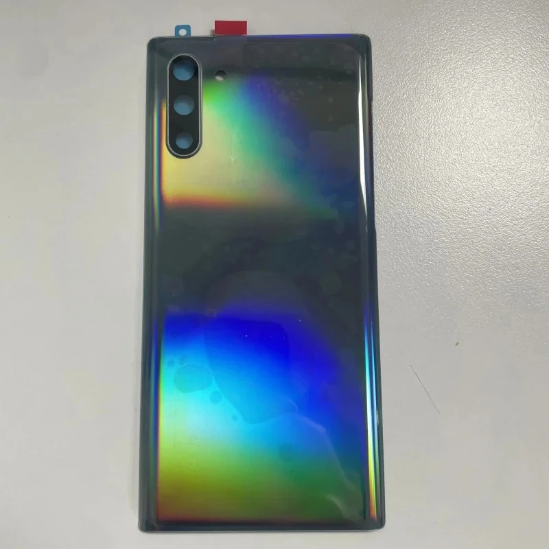 Задняя крышка аккумулятора для Samsung Galaxy note 10 n970f note 10 plus n975f 3D стеклянная панель задняя крышка корпус объектив камеры Задняя крышка аккумулятора для Samsung Galaxy note 10 n970f note 10 plus n975f 3D стеклянная панель задняя крышка корпус объектив камеры