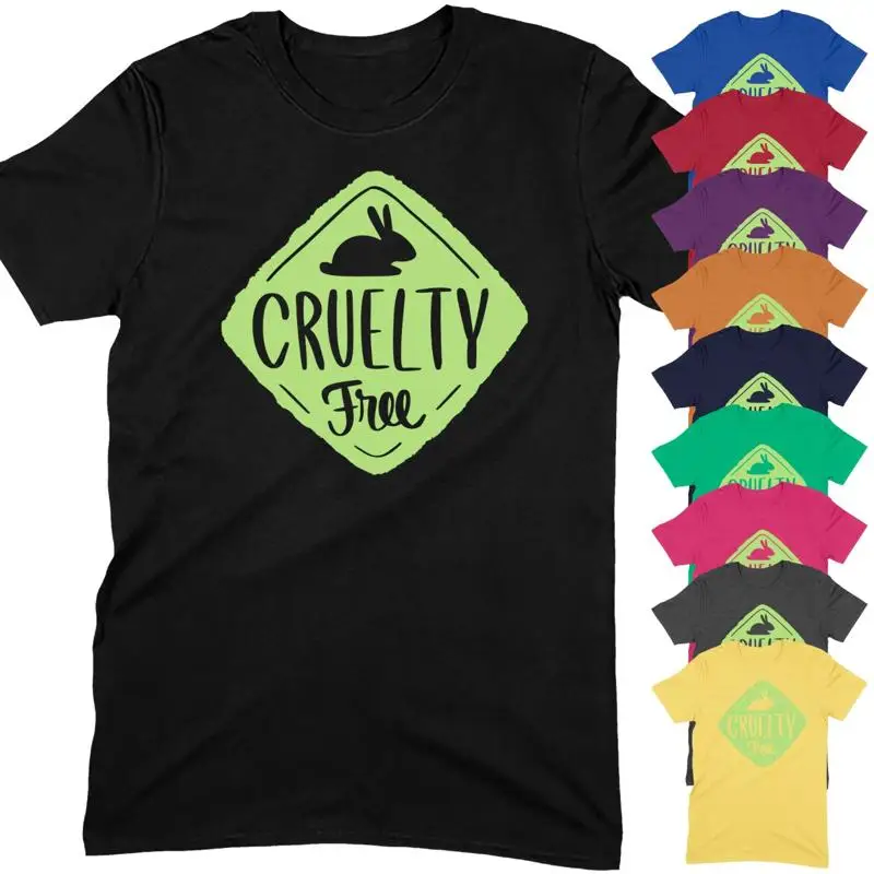 

Cruelty Free T Shirt Vegan Vegetarian Animal Rights Plant Based For Him
