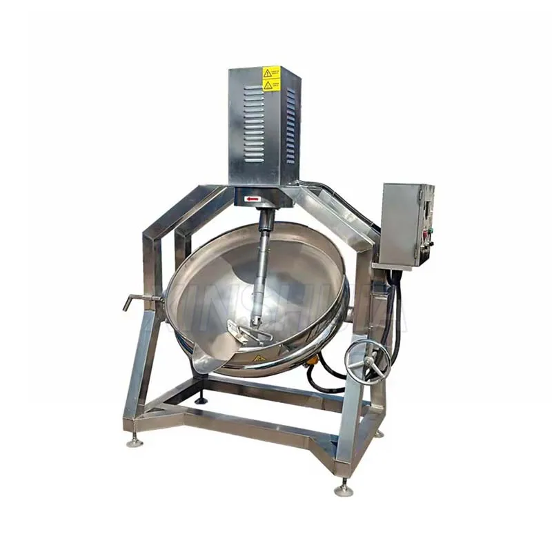 Gas eléctrico vapor comercial curry jarabe queso azúcar mermelada pasta doble olla de cocina licuadora