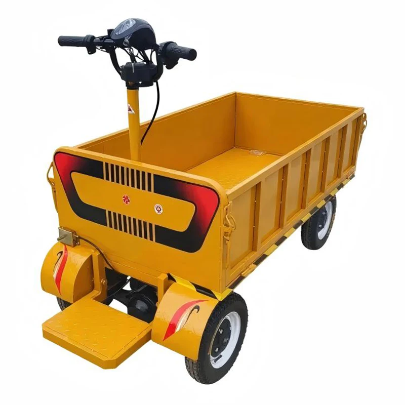 1.5M2M Electric Hand Trolley Warehouse Storage Logistic Cart for Tools Transport Steel Metal Frame  Material Industrial Use