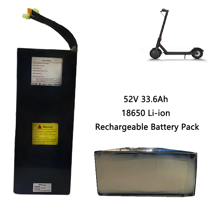 52V 33.6ah 18650 Li-Ion Oplaadbare Batterij Voor Elektrische Fiets Bromfiets Balanceren Scooter