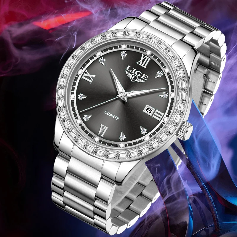 

Montre Homme LIGE мужские кварцевые наручные часы модные военные спортивные светящиеся мужские часы лучший бренд класса люкс водонепроницаемые часы для мужчин