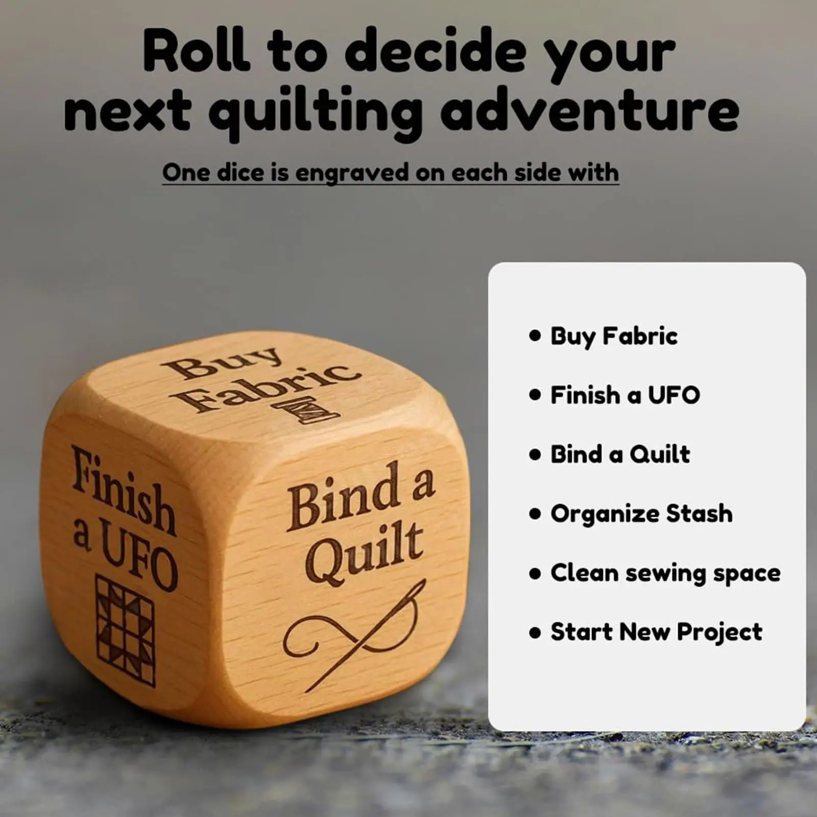 

Швейные кости ручной работы, деревянные швейные кости для шитья с 6 заданиями для шитья, игры на Хэллоуин, Рождество, день рождения, день Святого Валентина, подарки