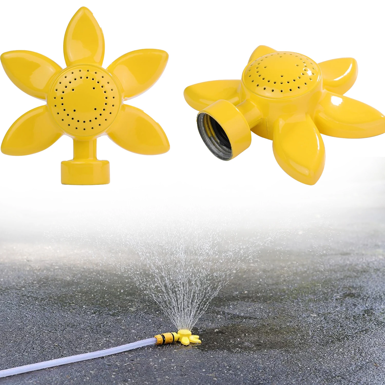 

Garden Sprinkler Sunflower Lawn Sprinkler Plant Watering Nozzle, Gentle Water Flow, Suitable For Children To Play Outdoors