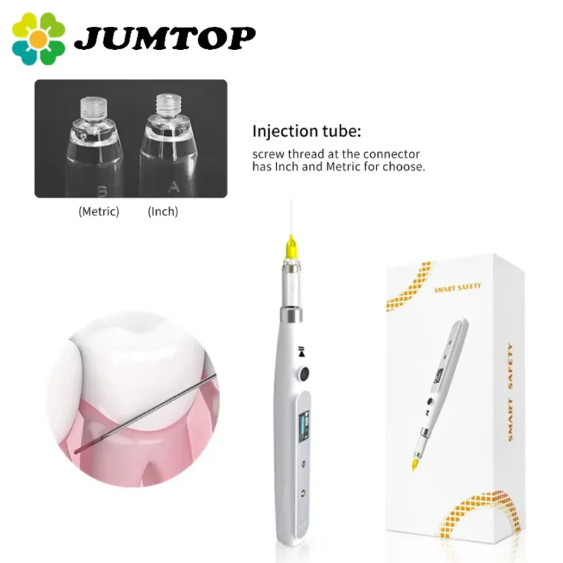 

JUMTOP Wireless Dental Anesthesia Injector Painless Local Anesthesia Pen with LCD Display Screen Oral Therapy Equipment