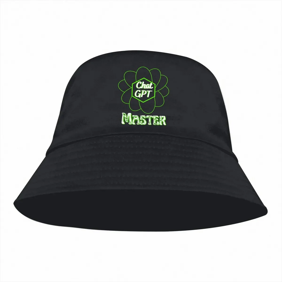 ChatGPT Bucket Hat Master Men's Women's Fisherman Cap Hip Hop Beach Sun Fishing Hats