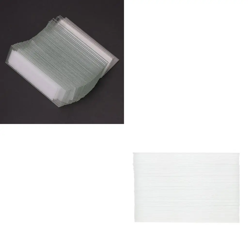 

652F Покровные стекла для полости с толщиной 1 мм, одинарные плоские стеклянные предметные стекла для микроскопа, многоразовая