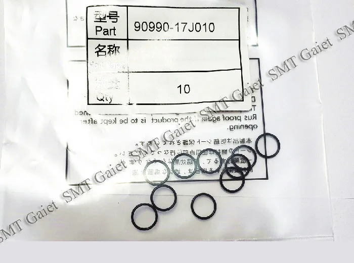 10 개/갑 YAMAHA O-링 90990-17J007,90990-17J008,90990-17J010 YV100X YV100XG 예비 부품
