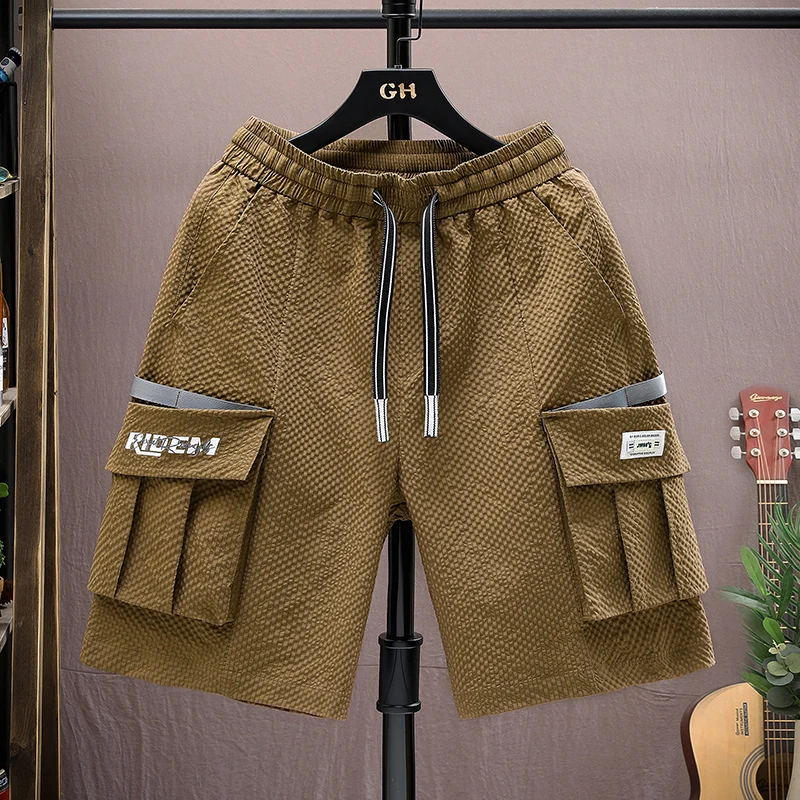 

Ледяной шелк Qui Dry, легкая рабочая одежда, мужские летние модные универсальные повседневные брюки для бега, пляжа и спорта