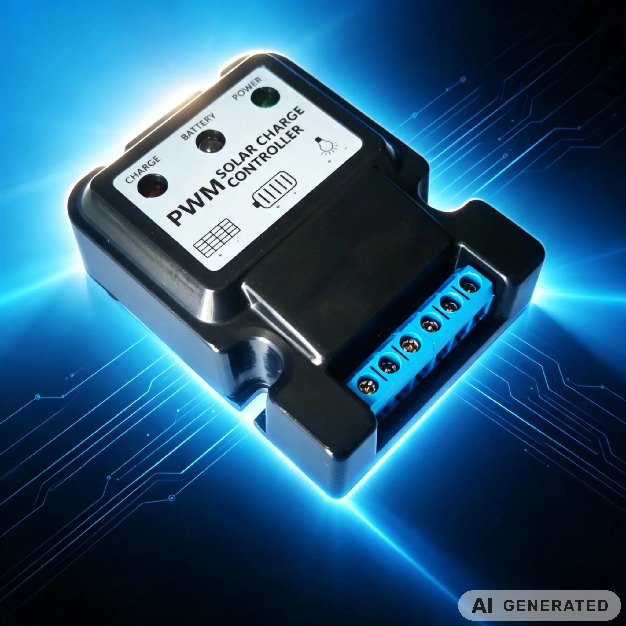 Universal 6V 12V 10A Solar Panel Regulator Compatible With LiFePO4 Lead Acid Auto Detect 12.6V 14.6V Charge Setpoints