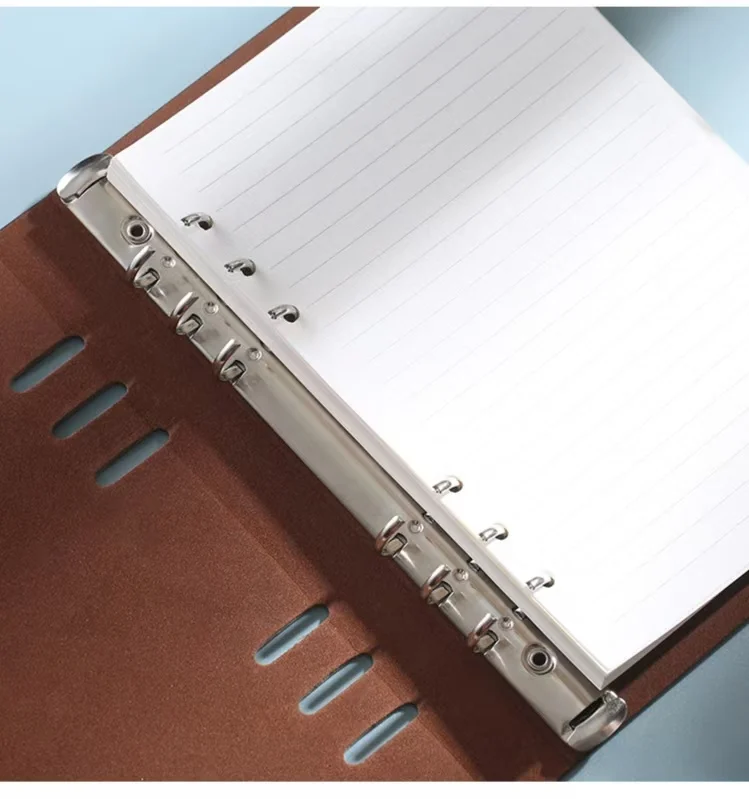 رقاقة بديلة للكمبيوتر الدفتري مقاس A5 ورق أوراق شجر فضفاضة ورق كرافت ورق خط فارغ للوازم المكتبية والمدرسية #4