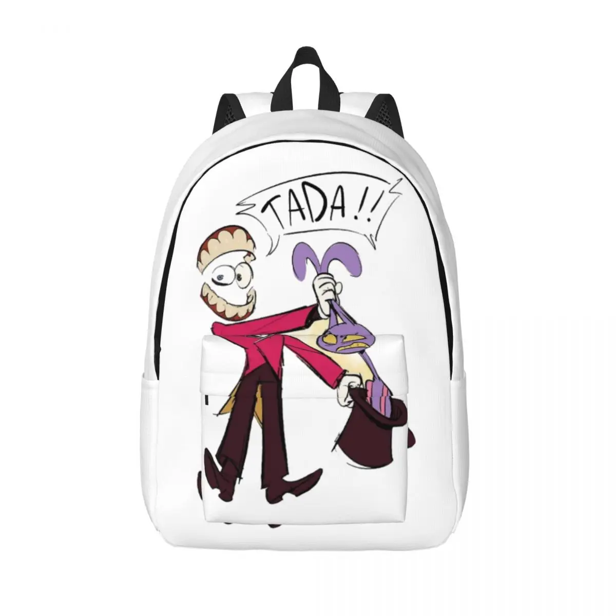 

The Amazing Digital Circus Backpack for Boy Girl Kids Student School Bookbag Pomni Ragatha Caine Canvas Daypack Primary Bag