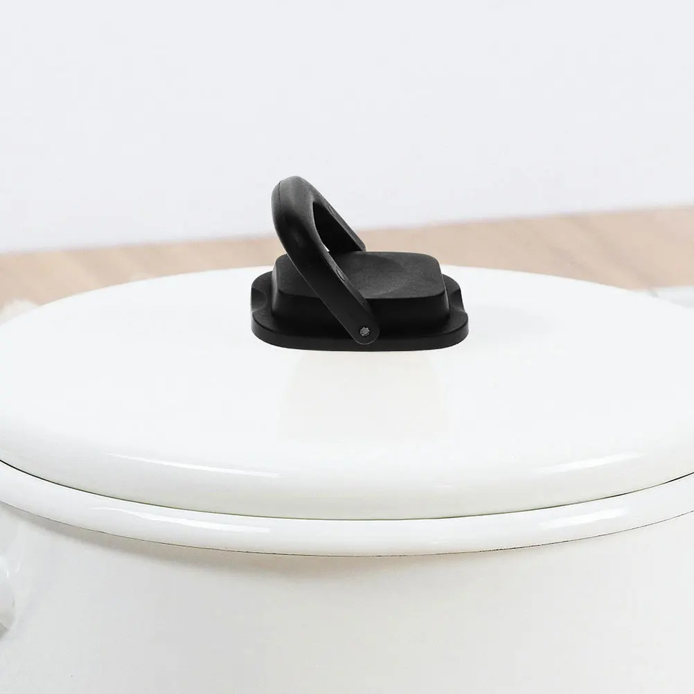 5Pcs Universal Plastic Pot Lid Handle Replacement Foldable Heat Resistant Knob Compact Sturdy Cover Handle for Household