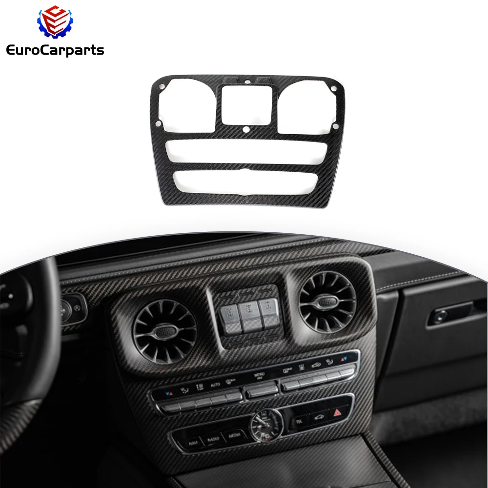

G Class W464 W463A Interiors CD Frame Dry Carbon Fiber Car Accessories 2019 Year Up CD Frame Trim Black Or Red Glossy Or Matt