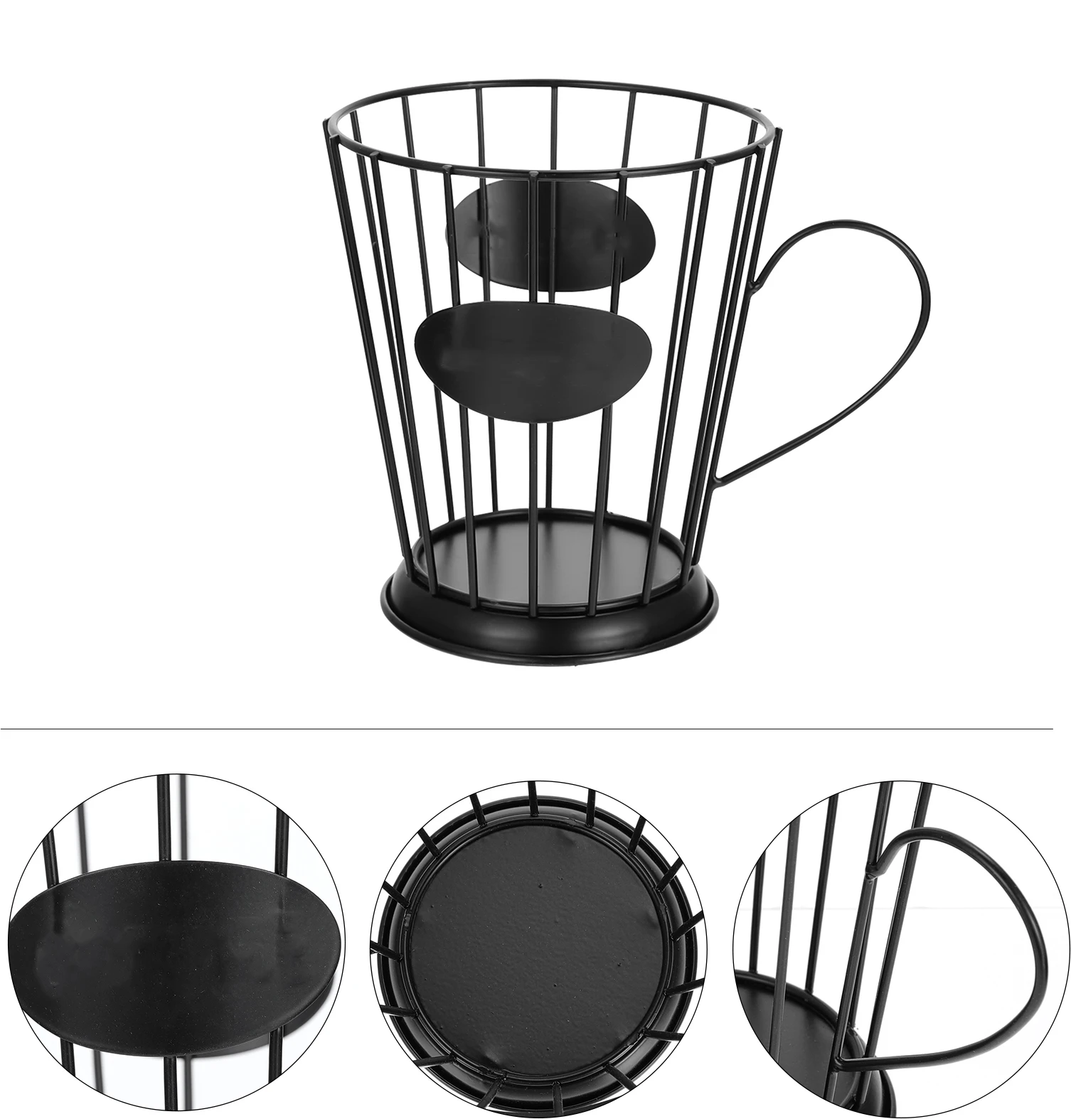 

Coffee Capsule Storage ganizer Holder Iron Material Home Office Kitchen Café Stable Base Reduce Space Occupation Pod