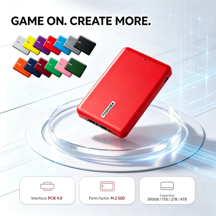 Original A5 Red/Yellow/Pink Portable External HDD USB3.0 High Speed Storage Hard Drive for Laptop Mac Windows File Data Backup