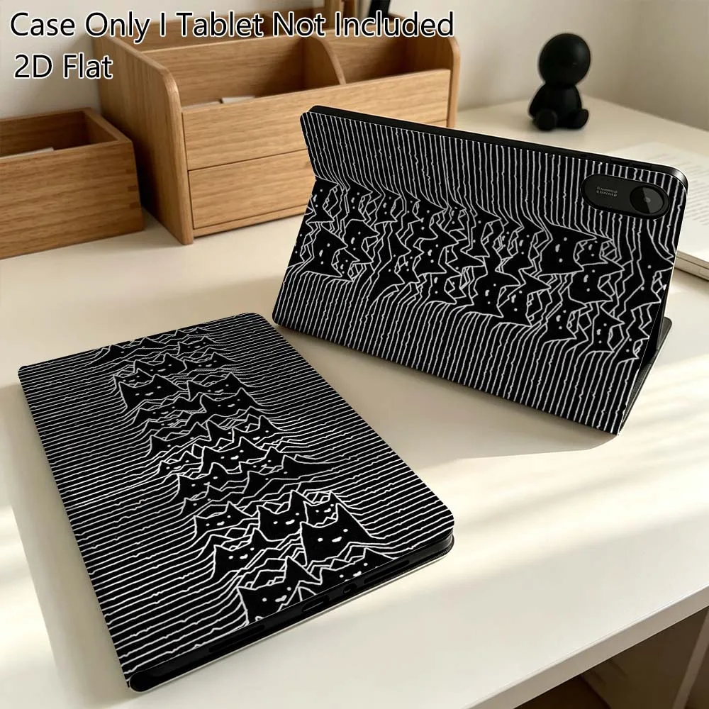 Funda Plegable para Tablet Art Tiger Cat Popular para Xiaomi Mi Pad Mini 4 5 6 7 SE Pro Plus Redmi Pad 2 SE 2025 8.8 11, Regalo