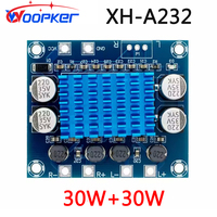 XH-A232 30W+30W TPA3110 2.0 Channel Digital Stereo Class D Audio Amplifier Module for DIY DC 8-20V 3A 1PCS/5PCS Woopker