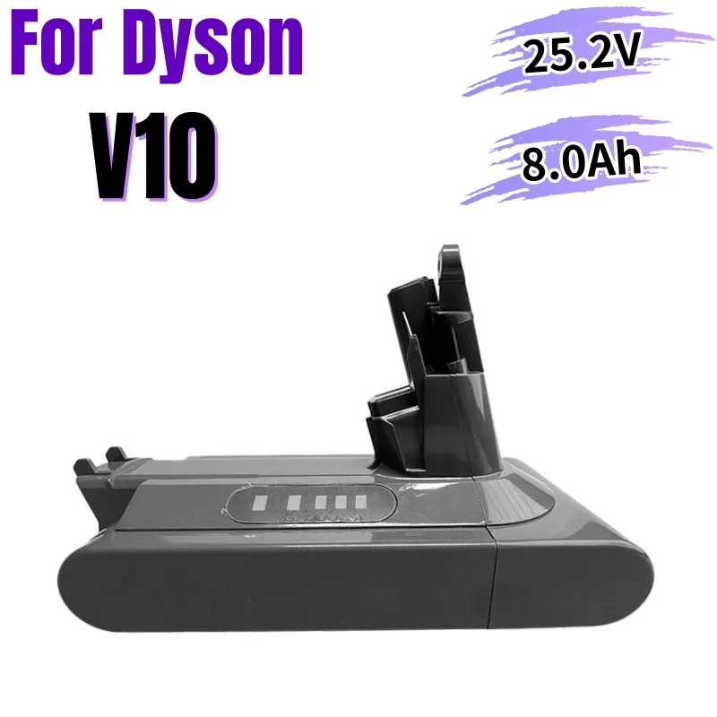 

New 25.2V Battery 8000mAh Replacement Battery for Dyson V10 Absolute Cord-Free Vacuum Handheld Vacuum Cleaner Dyson V10 Battery