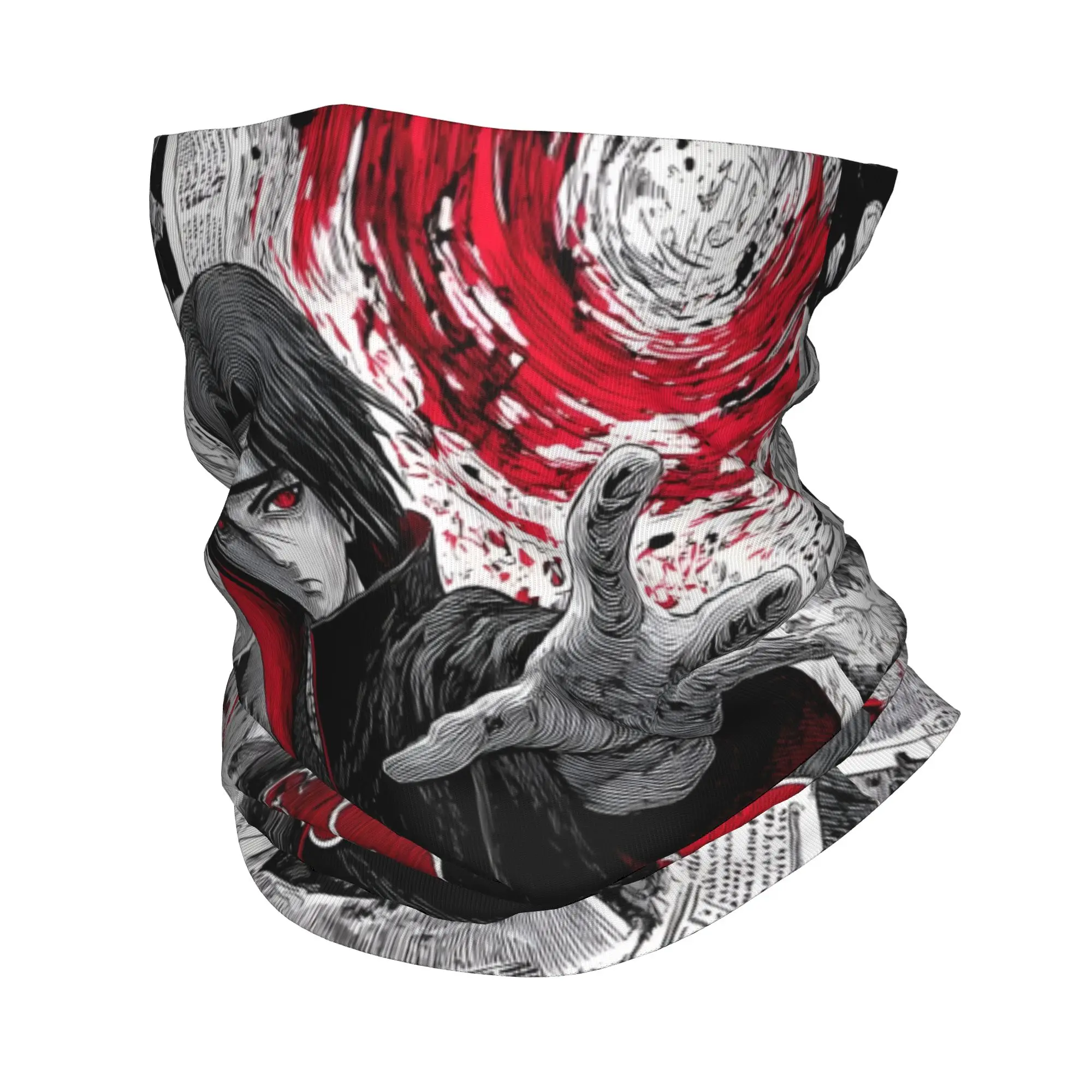 Custom U-Uchihaes Itachi Hot Anime Bandana Neck Gaiter for Ski Running Women Men Wrap Scarf Eagle  Headband Warmer