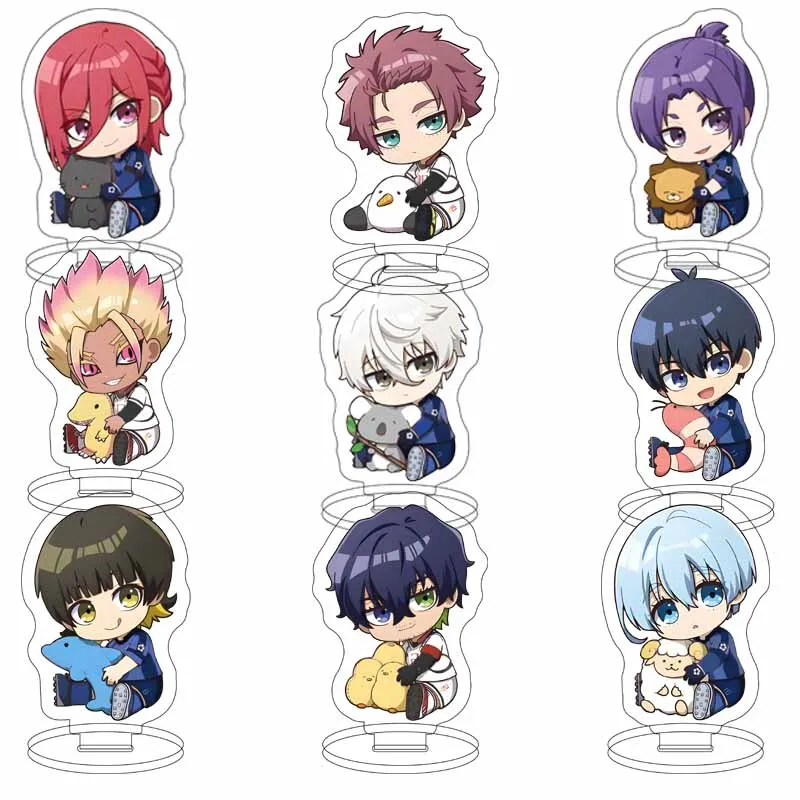 Anime BLUE LOCK Figure Stand Model Isagi Yoichi Bachira Meguru Nagi Seishiro Birthday Tabletop Decoration Christmas Gift #1