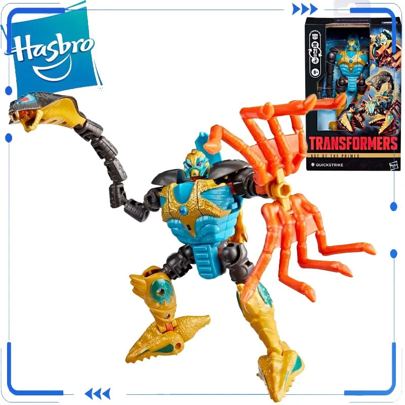

Genuine Hasbro Transformers Age of The Primes Deluxe Class Quickstrike Assemble Toy for Boys Girls Kids Gift Model