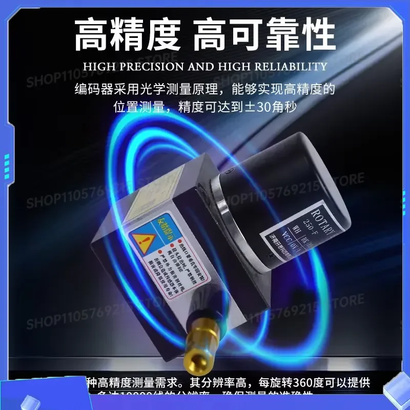 for Wire Pull Rope Displacement Sensor Incremental High Precision Wire Box Gate Electronic Ruler Linear Angle Encoder