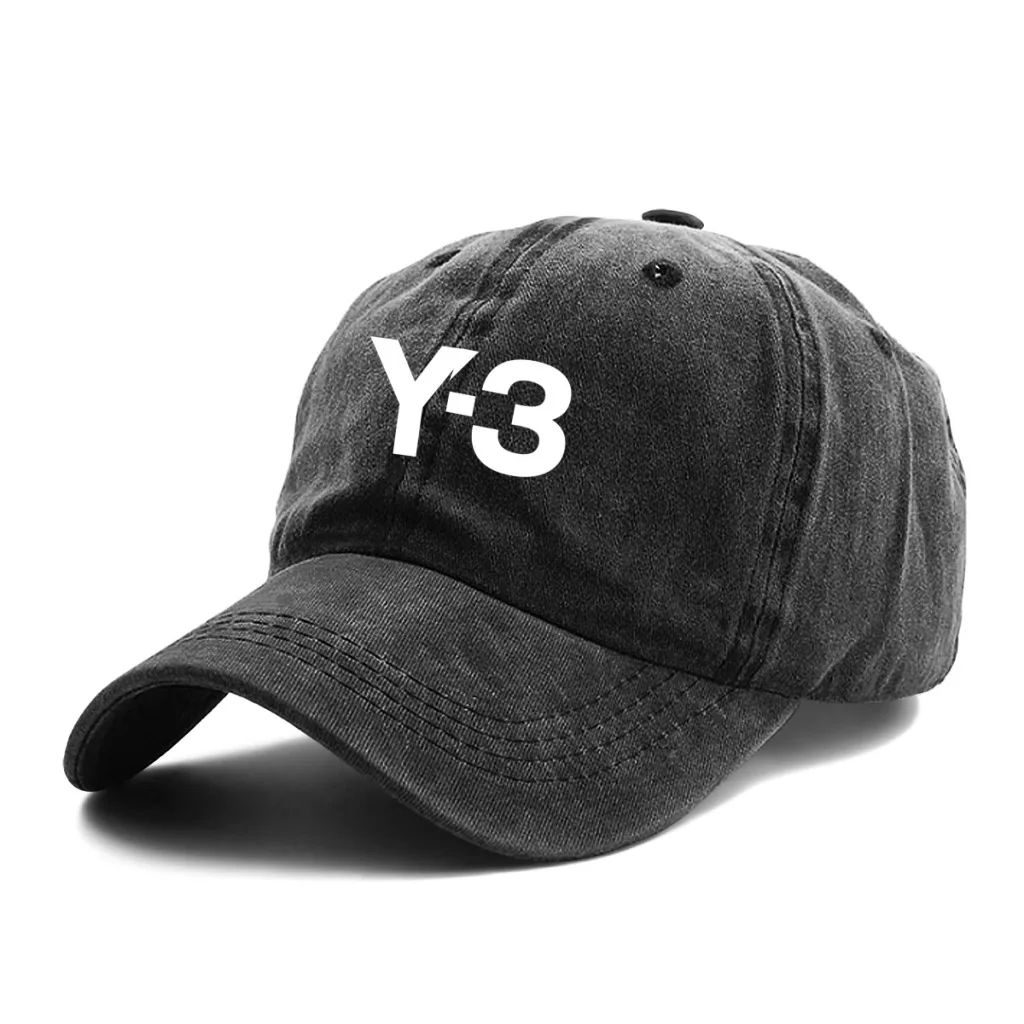 Y-3 Baseball Cap Unisex Cotton Adult Adjustable Hat for Men Women Hip Hop