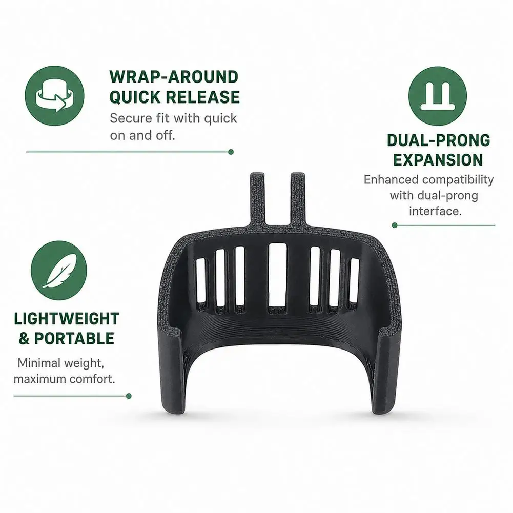 Quick Release Mount Bracket for Insta360 Luna Ultra Protective Expansion Cage Frame Adapter Housing Shell Backpack Strap Mounts