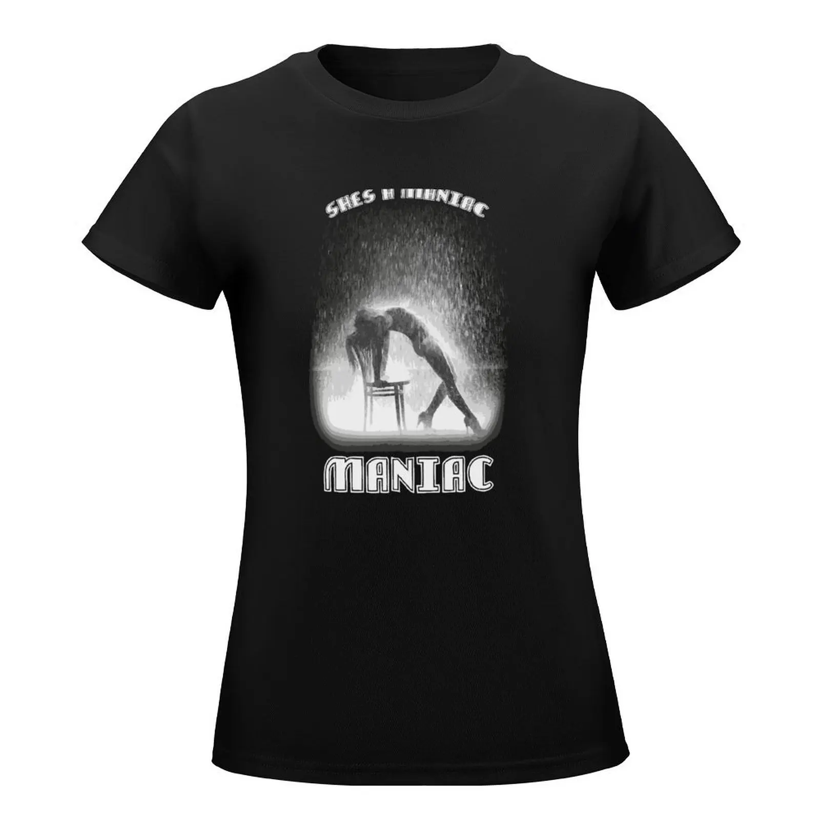 She's a Maniac, MANIAC T-Shirt plus size tops tops hippie clothes womans clothing