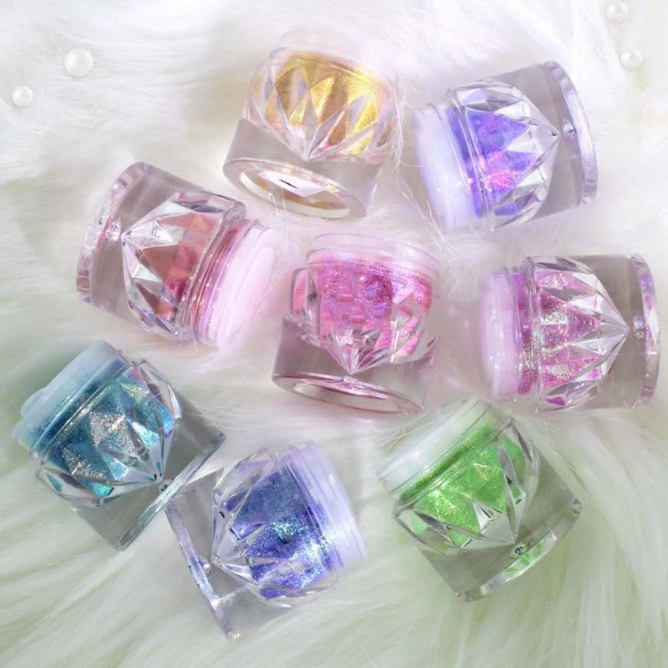 1 قطعة الحرباء مسمار الفن أورورا مسحوق الاستقطاب مرآة سحرية مسحوق النيون مسحوق عينيه DIY بها بنفسك مانيكير زينة الأظافر بريق