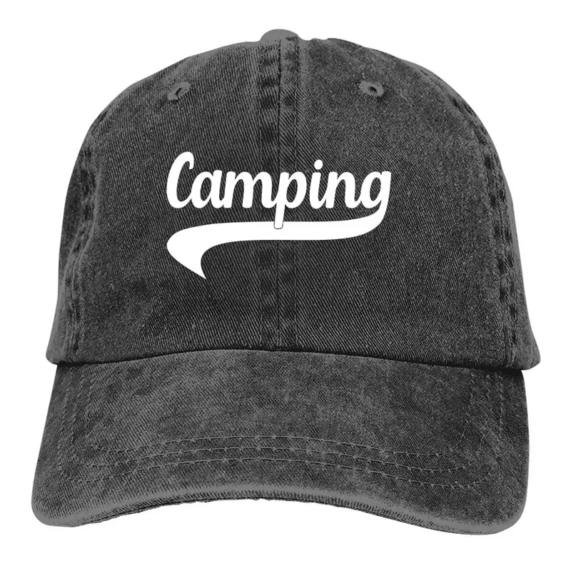 

Camping Baseball Cap Men Hats Women Visor Protection Snapback Camper Camping Caps