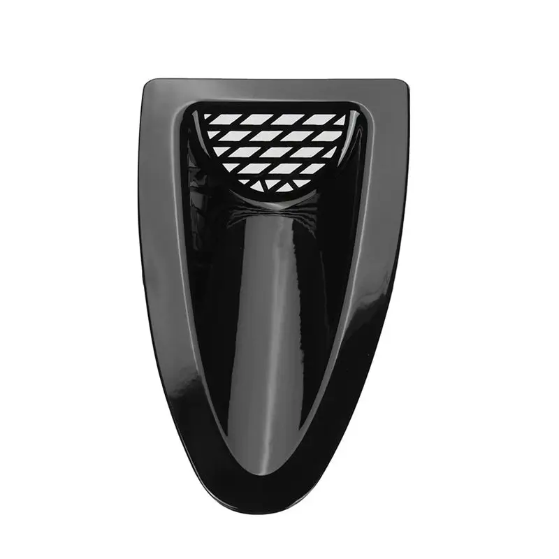 Superior-Universal Engine Hood Vent Louvers Air Scoop Bonnet Vent Air Intake Cover Gloss Black Car Parts Front Vent