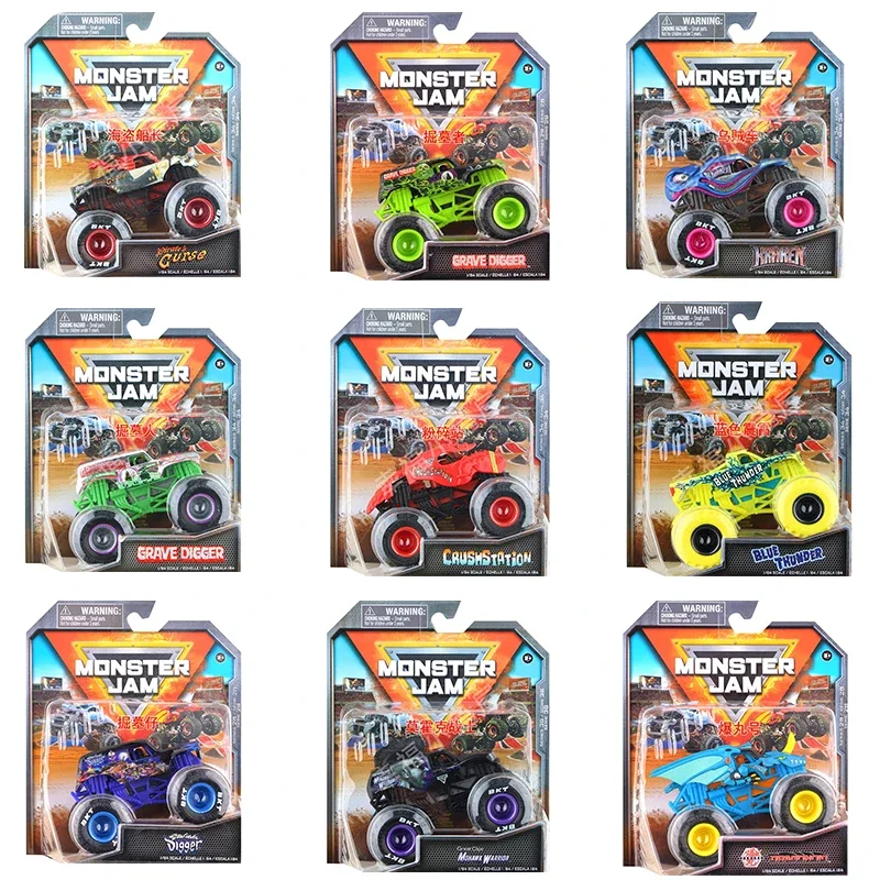 

Monster Mutt Jam Grave Digger 1:64 Scale Die Cast Alloy Truck Toys Monster Jam Grave Digger Monster Truck Boys Off-Road