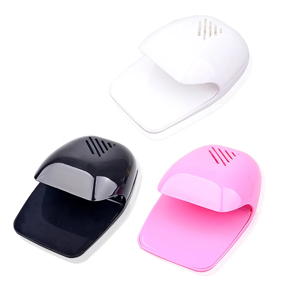 Mini secador de uñas tipo táctil, ventiladores profesionales para secador de uñas, potentes herramientas de salón de manicura, herramientas para uñas (blanco)