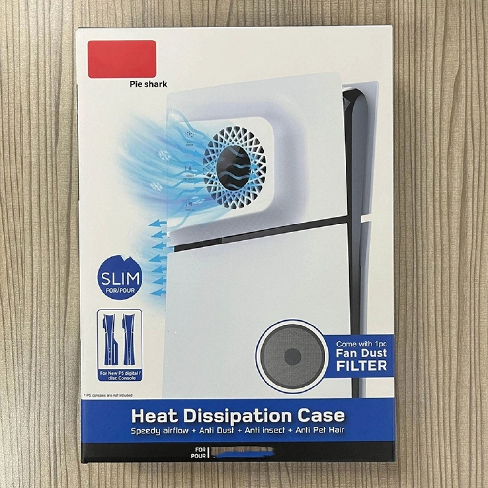 لوحدة التحكم في الألعاب PS5slim، غطاء علوي للتبريد، غطاء سطحي، ملحقات ألعاب شبكية للغبار