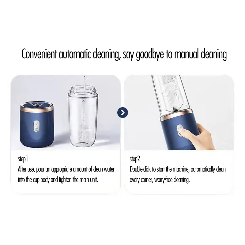 New Electric Mini Juicer Orange Juice Maker Portable Blenders Fruit Blender Vegetable Chopper Mixer Squeezer Rechargeable