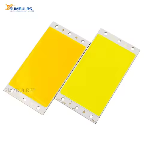 Sumbubs 94x50mm 15W COB LED Light Panel Ultra Bright Warm/Cool White/Blue/Red DC 12V Matrix LED Bulb Chip on Board