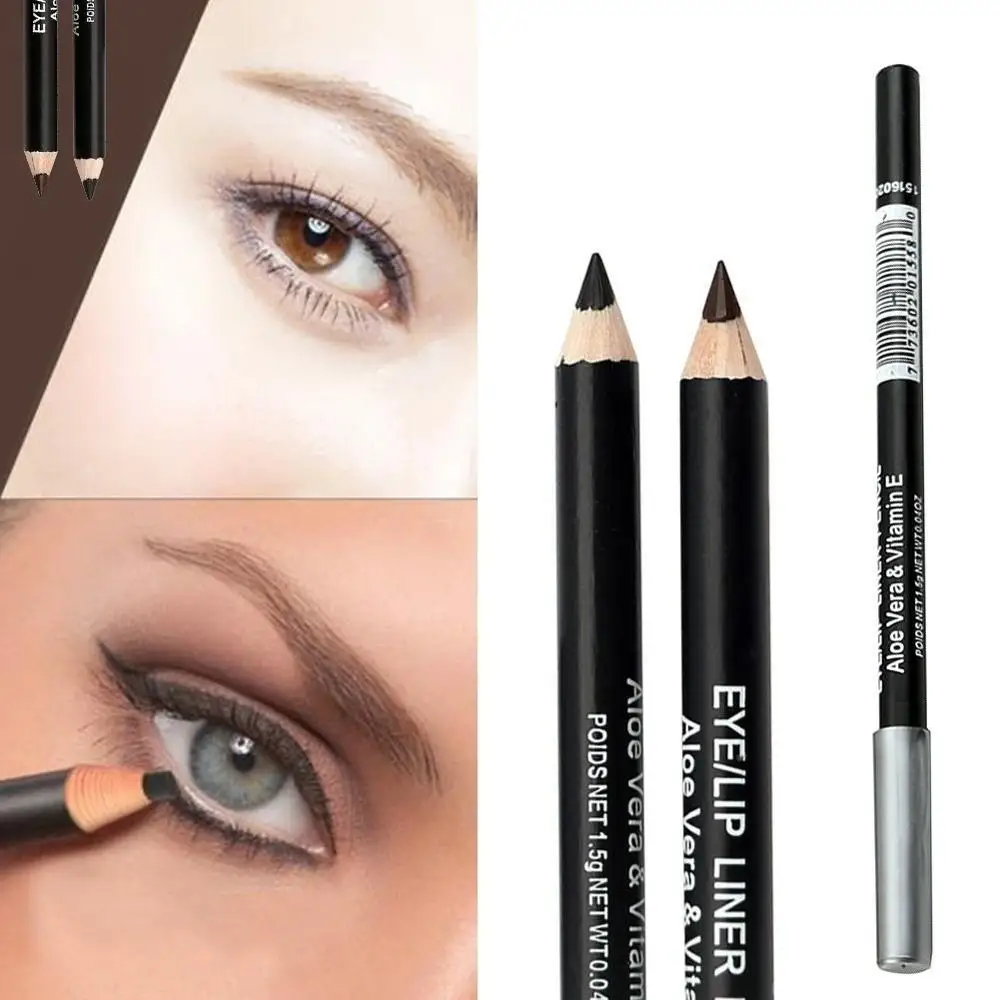 Professional Eyeliner Ultra-fine Waterproof Long-lasting Fashion Makeup Black Brown Eyebrow Wood Pencil Cosmetic Beauty Tools