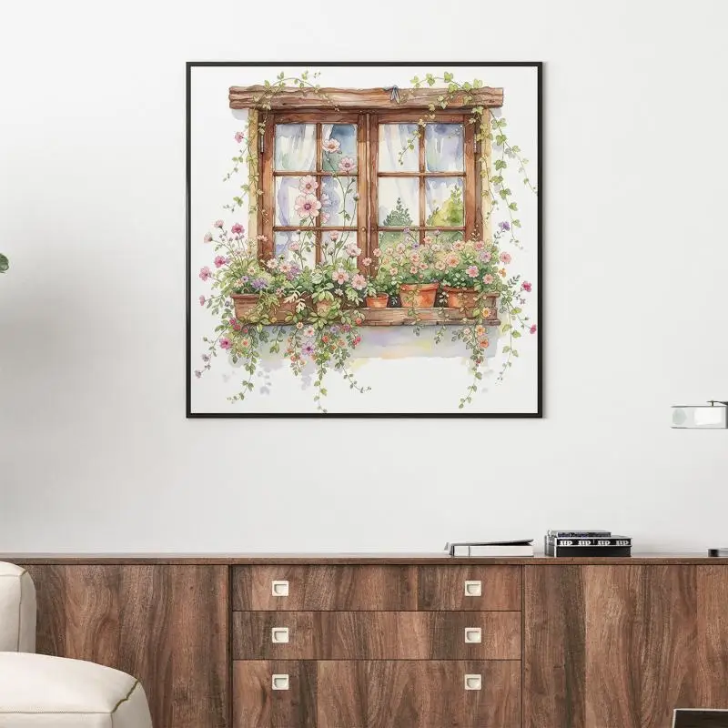 Creative Eco-Friendly Multicolor Wall Stickers Floral Decals for Family House Wall Background Decor Gift