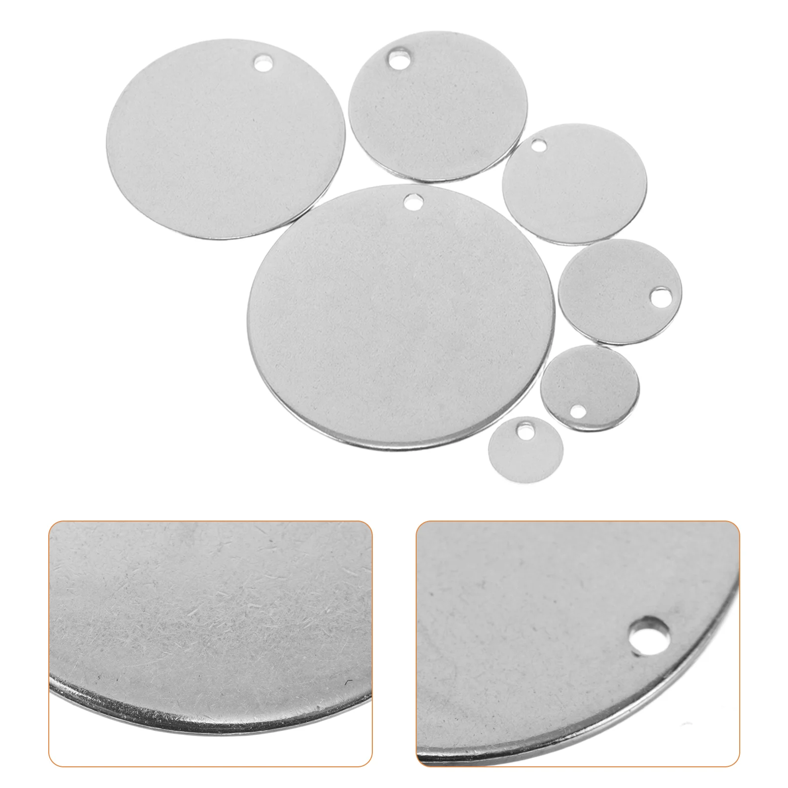 70 Pcs Small Disc Pendant Jewelry DIY Accessories Charms for Making Craft Decorative Pendants Earrings