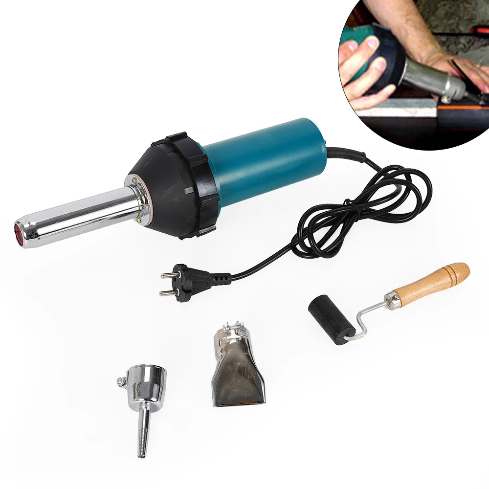 1080W Professional Hot Air Gun Plastic Welding Machine Set Welding Torches Temperature Range 40-550 °C