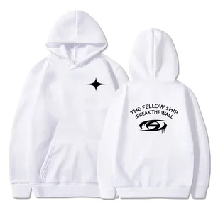 Ateez bant Kore baskılı kapüşonlu svetşört, y2k moda, rahat sonbahar ve kış, kapüşonlu sweatshirt, Ateez Kpop kazak 8 en çok satan giyim ateez-no. 4