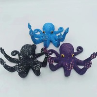 Creative Angry Octopus Resin Crafts Home Desktop Ornaments Indoor Decoration Octopus Ornaments Outdoor Garden Octopus Statues