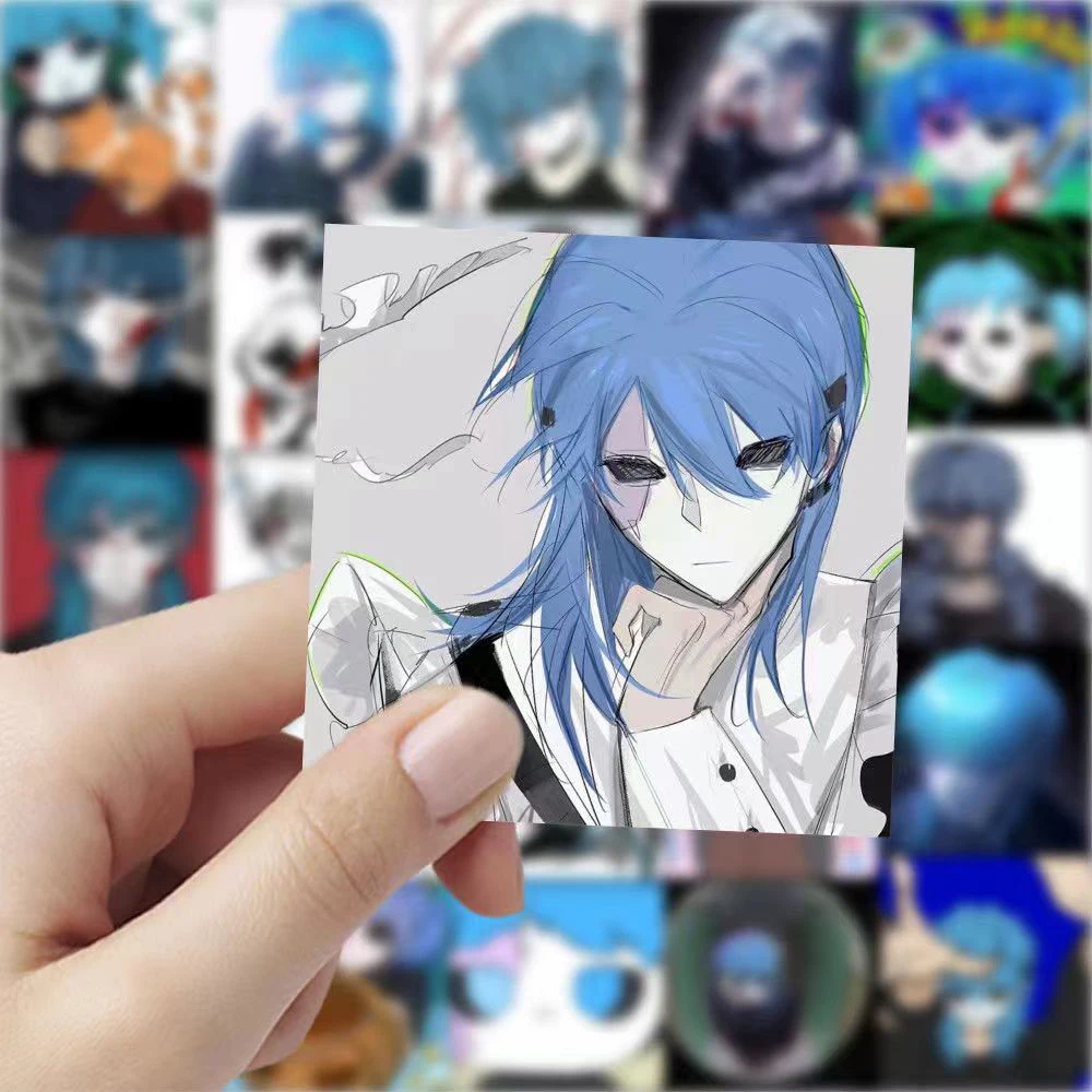 10/30/59pcs Sally Face Anime Stickers Sally Cartoon Sticker Aesthetics Motorcycle Laptop Skateboard Phone Horror Game Decal Toys