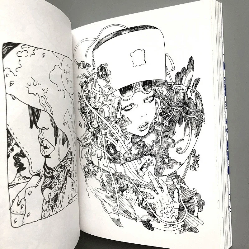 Terada Katsuya Libro di schizzi originale Libro da disegno Libro d'arte Versione giapponese