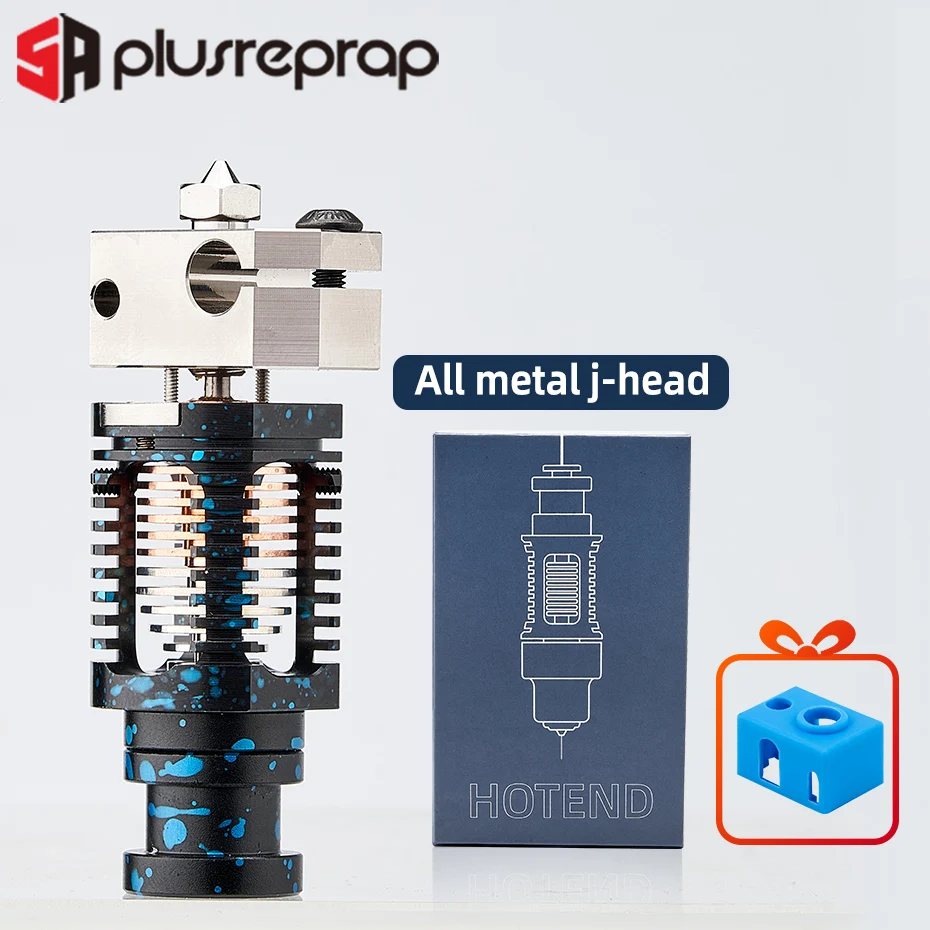 

Compatible for E3D-V6 hotend Update BINGO HOTEND All Metal J-head Tri-metal heatsink with Copper Plated Nozzle 3D printer